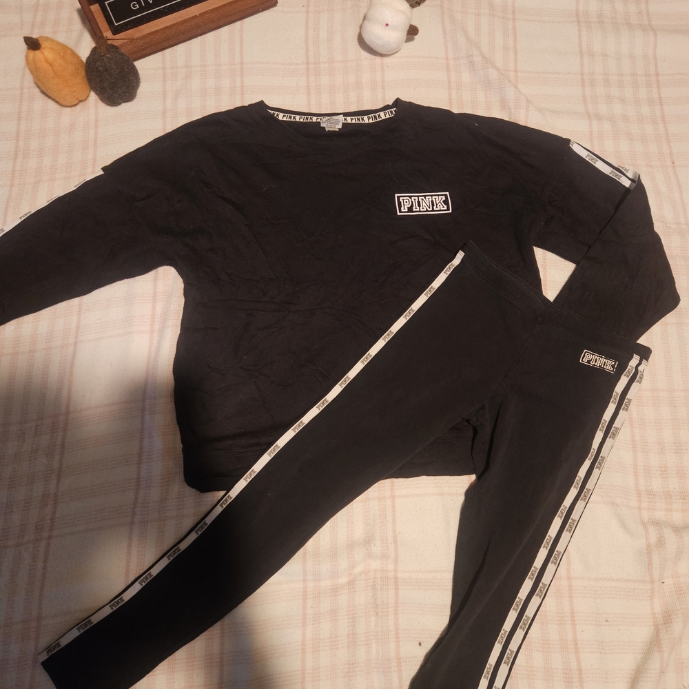 PINK Victoria's Secret Set - Black and White